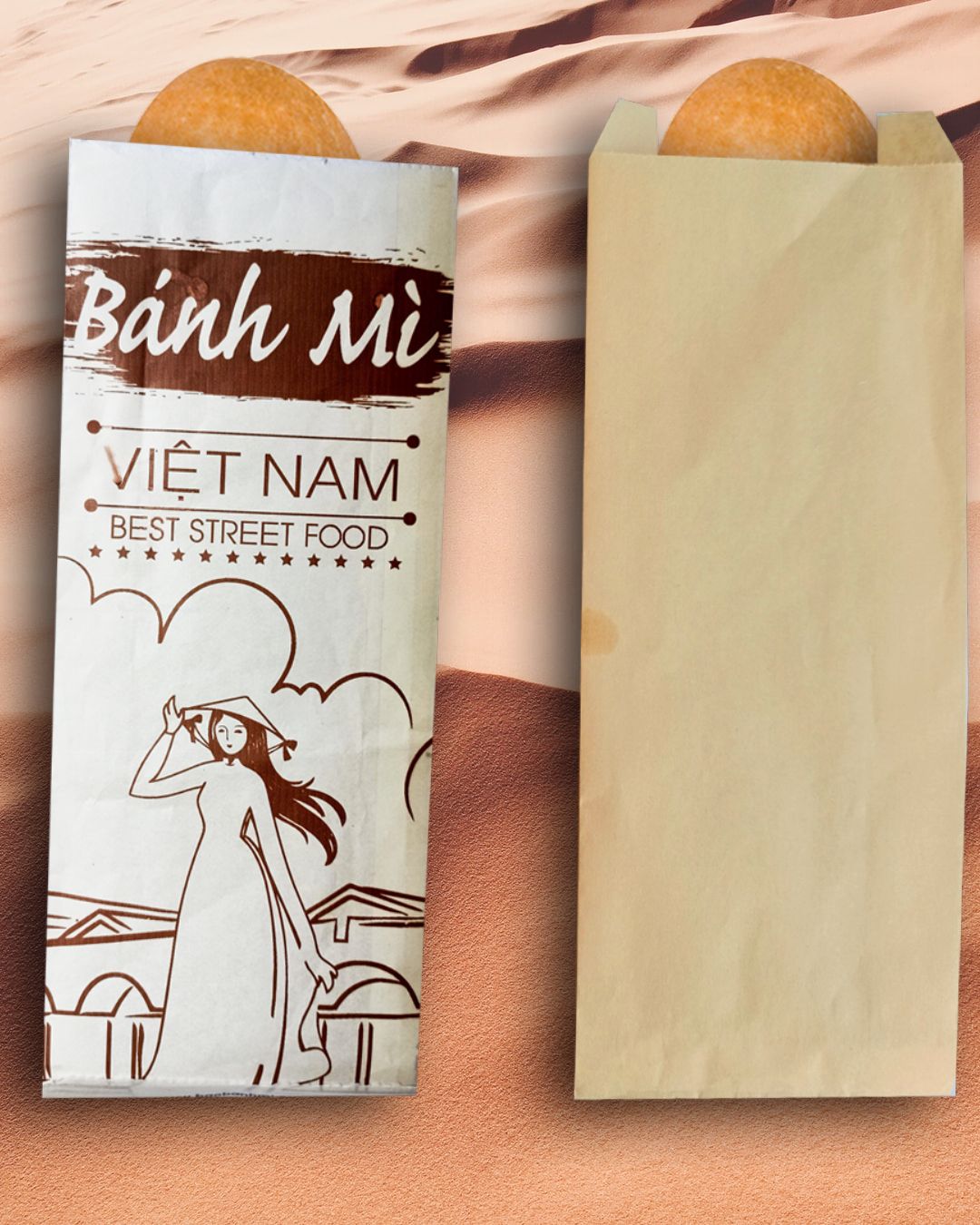 In 20000 bao bánh mì tại Quảng Trị (mã tbm_4417) giấy Kraft đẹp và chất lượng