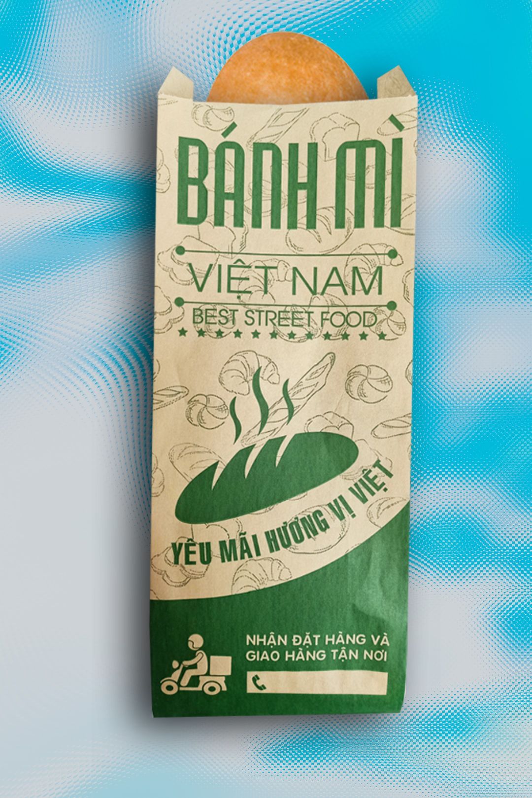 In 90000 túi đựng bánh mì tại Quảng Trị (mã tbm_3487) giấy MG nhiều mẫu đa dạng